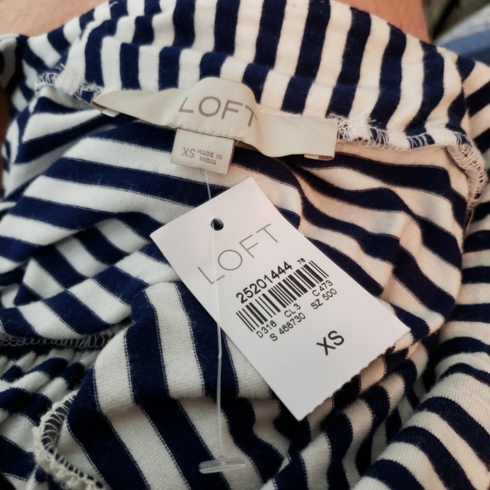 Ann Taylor Loft Striped Stretchy Maxi Dress - Picture 7 of 7